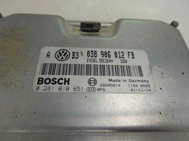 VAG 038906012FB Блок управления двигателем в наличии Кривой Рог