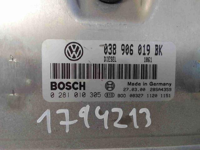 VAG 038906019BK Модуль управления (ЭБУ) двигателем в наличии Киев
