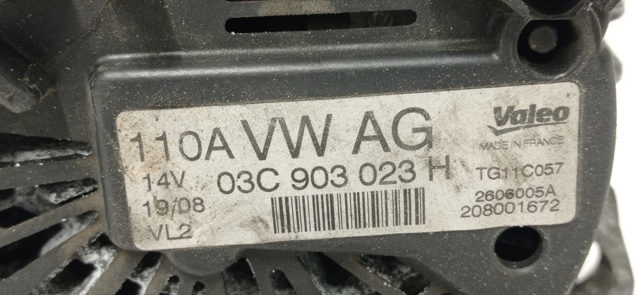 VAG 03C903023H Генератор в наличии Каменское