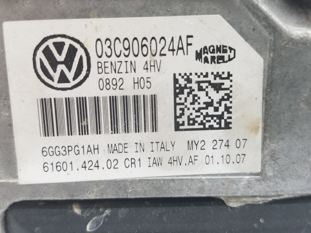 03C906024AF VAG Блок управления двигателем купить в Ровно