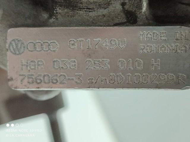 MITSUBISHI 03G253010H Турбина в наличии Ужгород