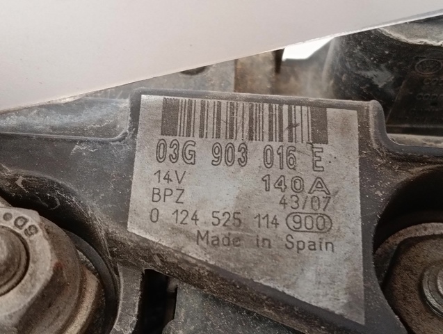 Gerador 03G903016E VAG