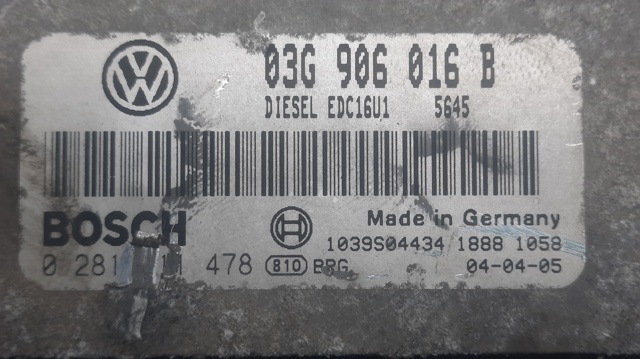 03G906016B VAG Блок управления двигателем купить в Ужгород