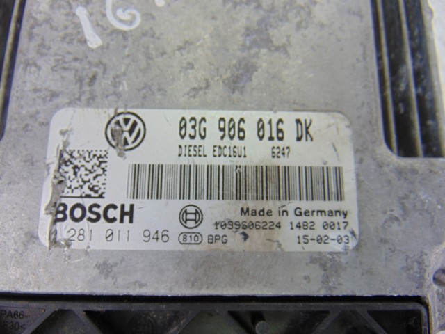 VAG 03G906016DK Блок управления двигателем в наличии Хмельницкий
