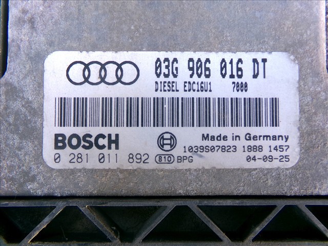 VAG 03G906016DT Блок управления двигателем в наличии Полтава