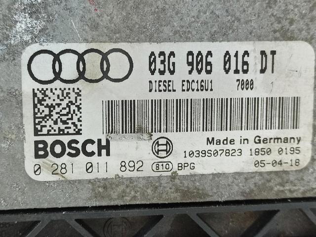 03G906016DT VAG Модуль управления (ЭБУ) двигателем купить в Ровно