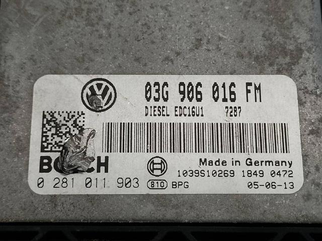 VAG 03G906016FM Модуль управления (ЭБУ) двигателем в наличии Черновцы