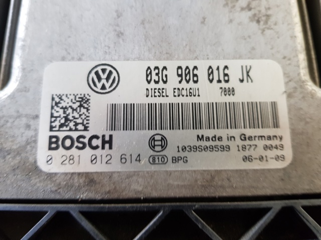 VAG 03G906016JK Модуль управления (ЭБУ) двигателем в наличии Хмельницкий