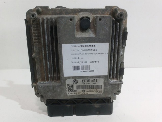 03G906016K VAG Модуль управления (ЭБУ) двигателем купить в Запорожье