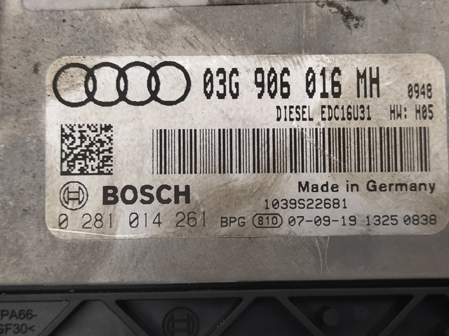 03G906016MH Модуль управления (ЭБУ) двигателем купить Кривой Рог