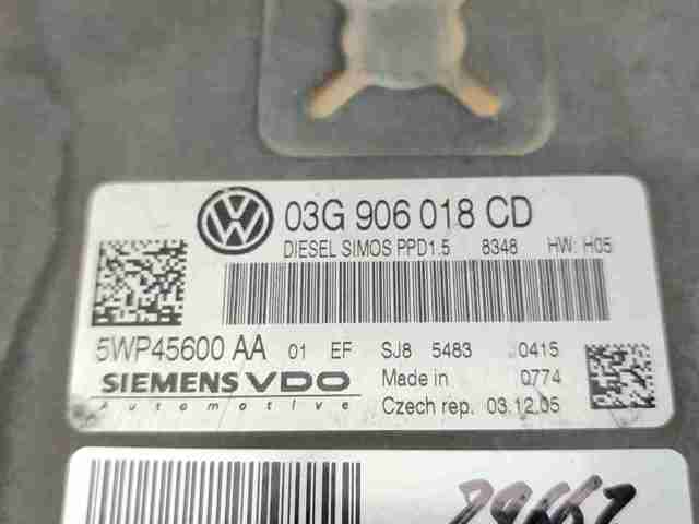 03G906018CD VAG Блок управления двигателем купить в Хмельницкий