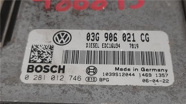 VAG 03G906021CG Модуль управления (ЭБУ) двигателем в наличии Чернигов
