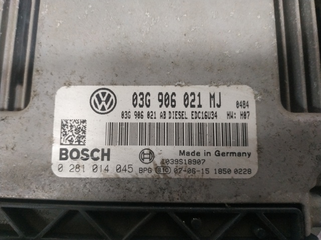 VAG 03G906021MJ Модуль управления (ЭБУ) двигателем в наличии Харьков