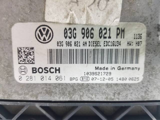 VAG 03G906021PM Блок управления двигателем в наличии Львов