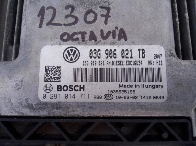 03G906021TB VAG Модуль управления (ЭБУ) двигателем купить в Львов