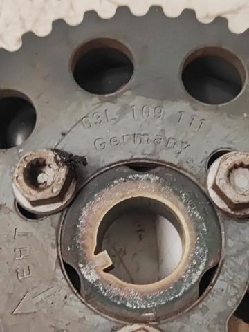 Engrenagem de cadeia da roda dentada da árvore distribuidora de motor Volkswagen Transporter 7HB, 7HJ, 7EB, 7EJ