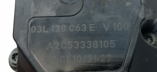 Válvula de borboleta montada 03L128063E VAG