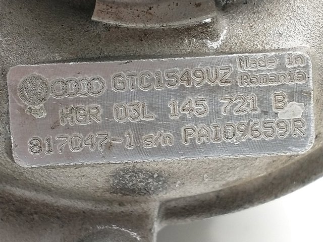 03L145721B VAG Турбина купить в Каменское
