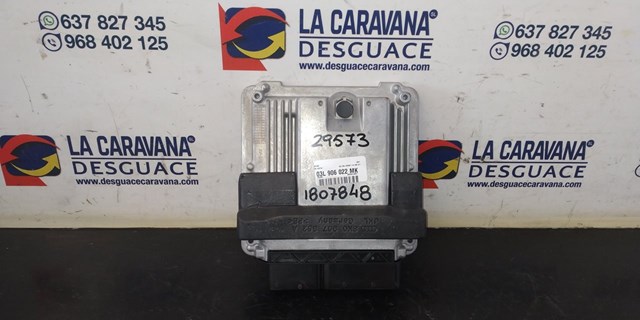 Módulo de direção (Centralina eletrônica) de motor 03L906022MK VAG/Audi