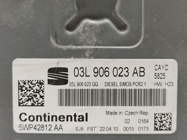 VAG 03L906023AB Блок управления двигателем в наличии Николаев