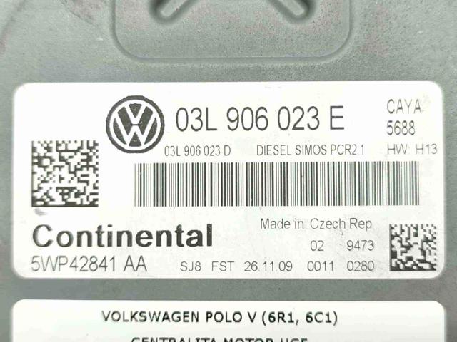 VAG 03L906023E Блок управления двигателем в наличии Хмельницкий