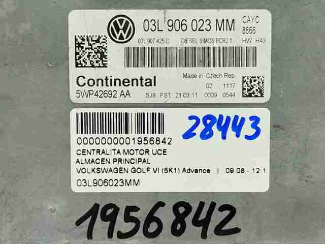 03L906023MM VAG Модуль управления (ЭБУ) двигателем купить в Киев