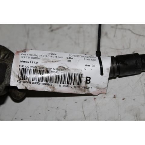 FIAT 0432193757 Форсунка впрыска топлива в наличии Львов