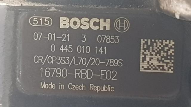 Bomba de combustível de pressão alta Honda Civic 8 FK, FN