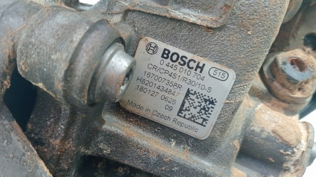 Bomba de combustível de pressão alta 0445010704 RENAULT