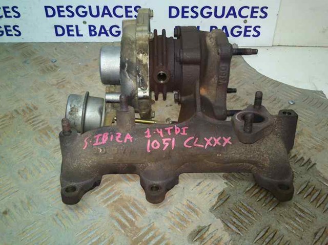 Turbocompressor para seat ibiza iii 1.4 tdi bnm 045253019G