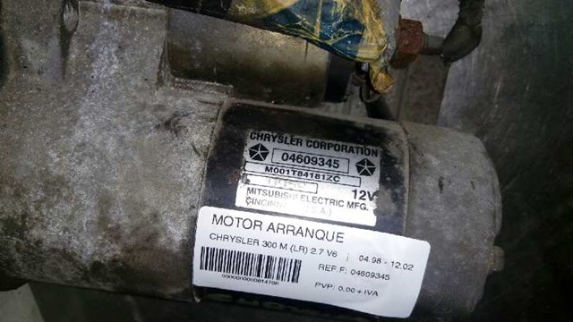CHRYSLER 04609345 Стартер в наличии Полтава