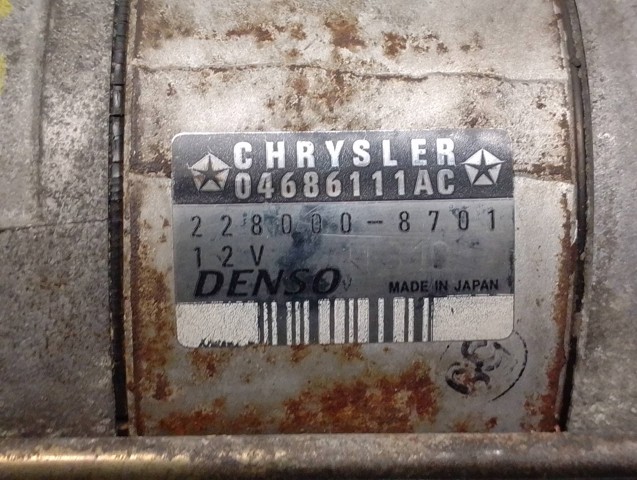 04686111AC CHRYSLER Стартер купить в Украина