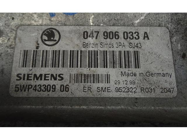VAG 047906033A Блок управления двигателем в наличии Запорожье