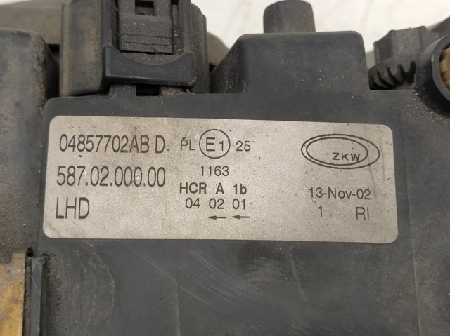 CHRYSLER 04857702AB Фара правая в наличии Одесса