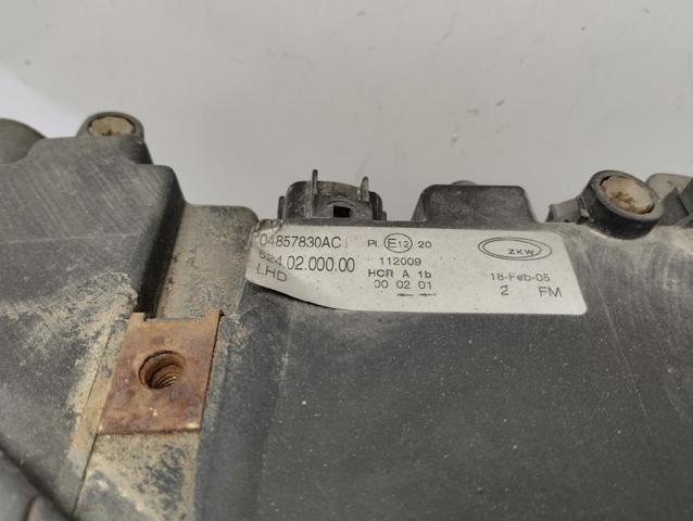 CHRYSLER 04857830AC Правая фара в наличии Киев