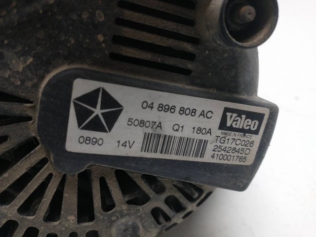 04896808AC CHRYSLER Генератор купить в Сумы