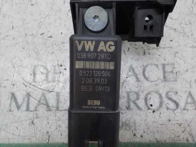 Relê das velas de incandescência Skoda Fabia 2 5J2, 542, 572, 582