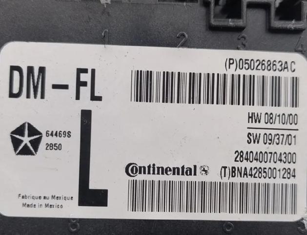 CHRYSLER 05026863AC Блок комфорта передней двери в наличии Полтава