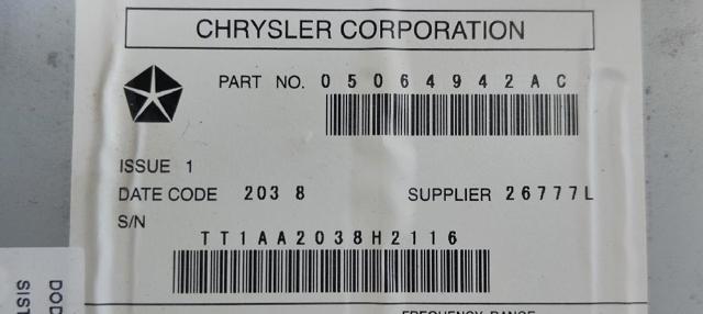 05064942AC CHRYSLER купить в Кривой Рог