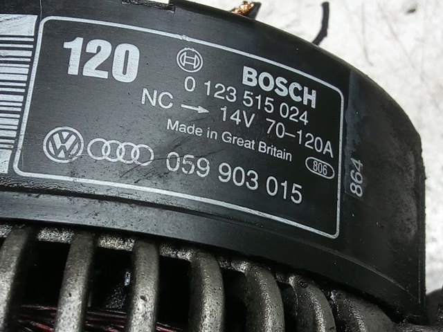 Alternador para Audi A6 2.5 TDI AKN 059903015