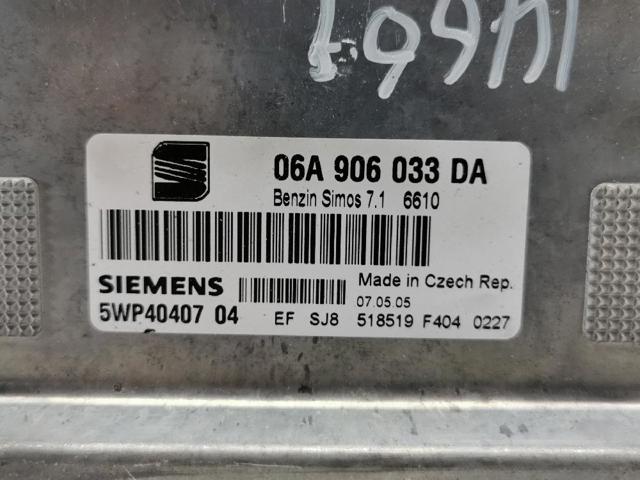 VAG 06A906033DA Модуль управления (ЭБУ) двигателем в наличии Кривой Рог