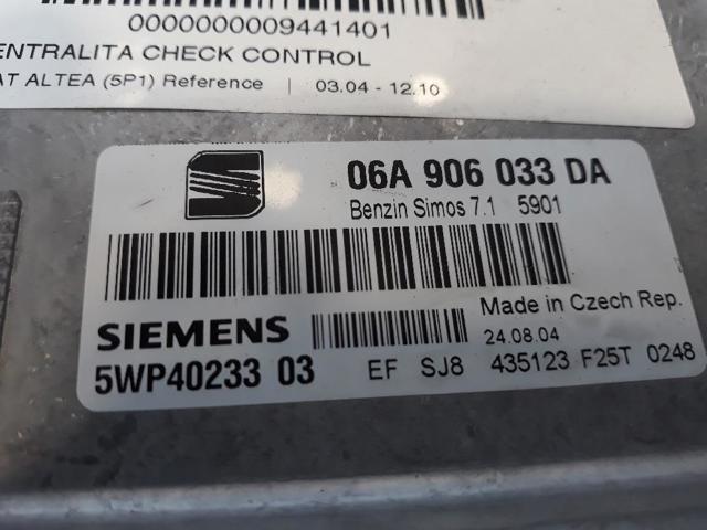 06A906033DA VAG Блок управления двигателем купить в Хмельницкий