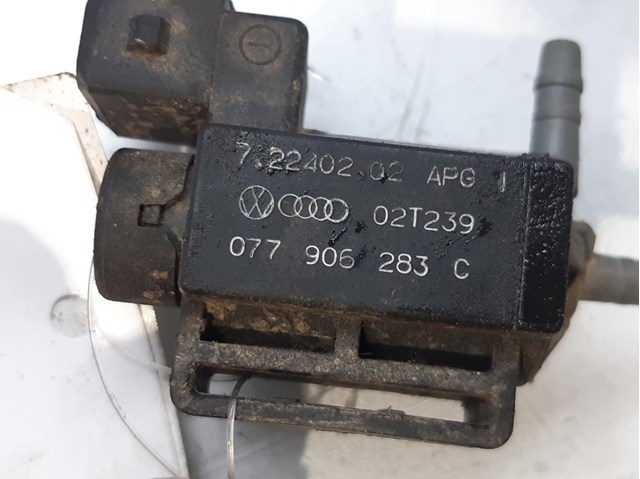 Convertidor de pressão (solenoide) de supercompressão 077906283C VAG/Audi
