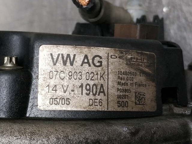 07C903021K Генератор купить Каменское