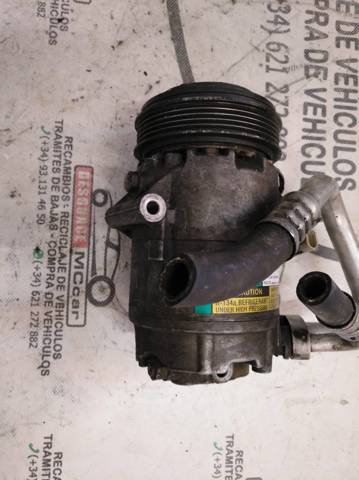 Compressor de ar condicionado para Opel Corsa C 1.2 Club 09132918