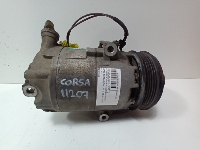 Compressor de ar condicionado para Opel Corsa D (S07) (2006-2014) 1.4 (L08,L68) Z14XEP 09167048