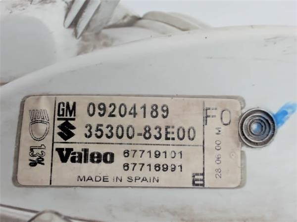 OPEL 09204189 Фара левая в наличии Каменское