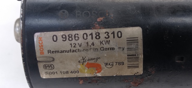 0986018310 PEUGEOT Стартер купить в Ровно