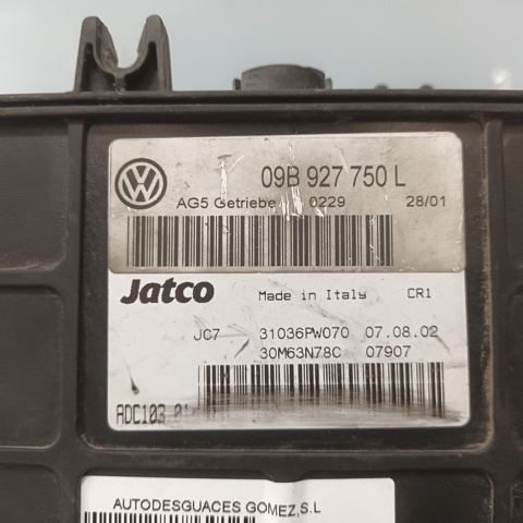 VAG 09B927750L Блок управления акпп в наличии Полтава