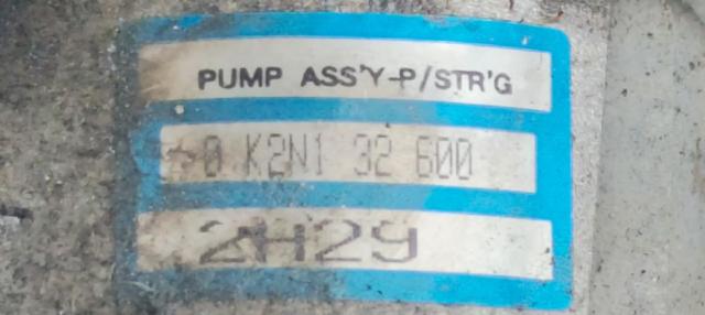 0K2N132600 HYUNDAI Насос гидроусилителя руля (ГУР) купить в Винница